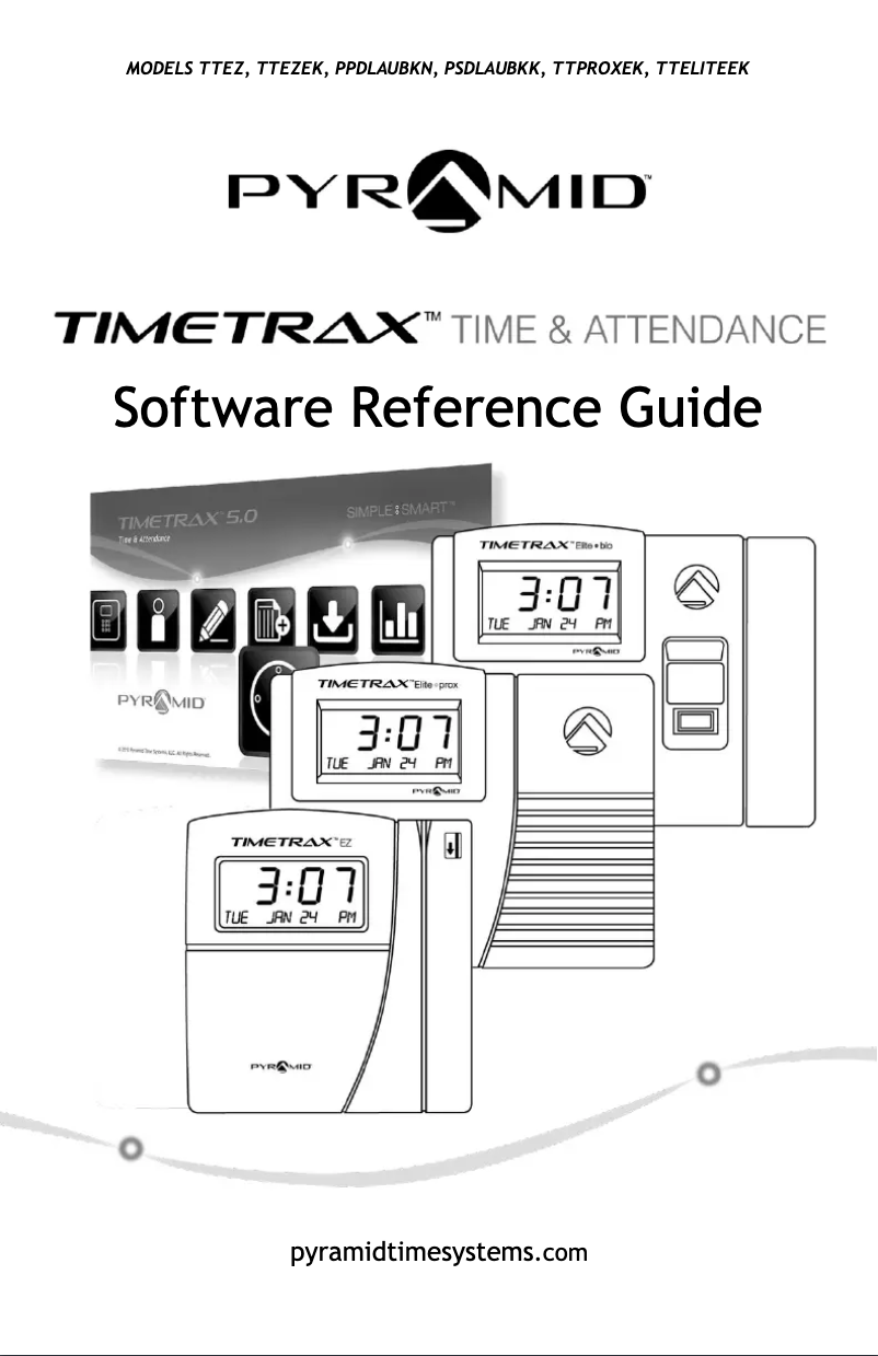 Page n°1 - Manuel utilisateur Pyramid Time Systems TTEZEK