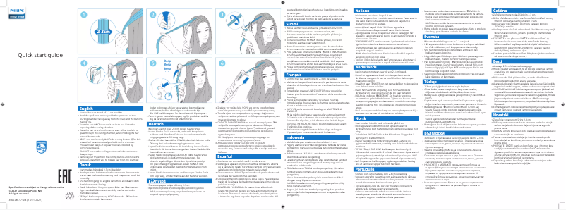 Page n°1 - Guide de démarrage rapide Philips Series 8000 BHB886