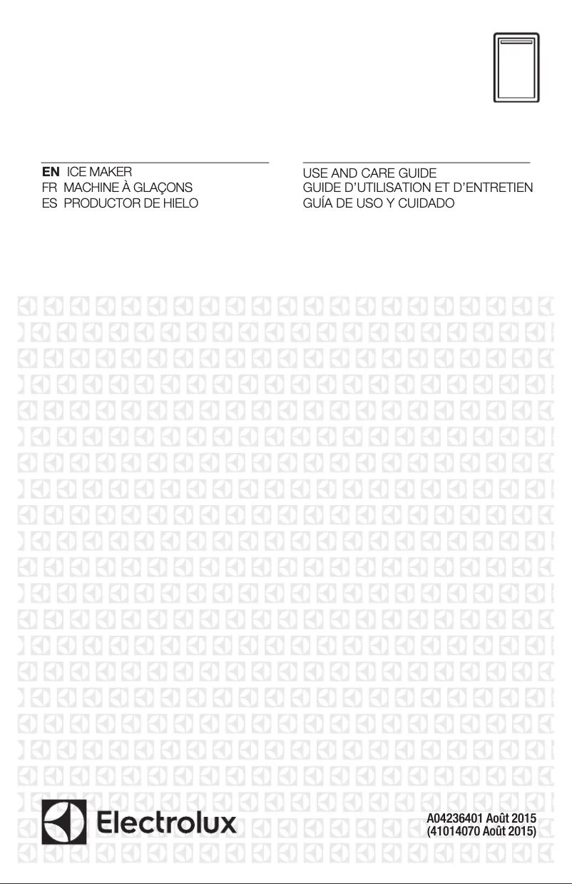 Page 1 de la notice Manuel utilisateur Electrolux UL15IM20RS