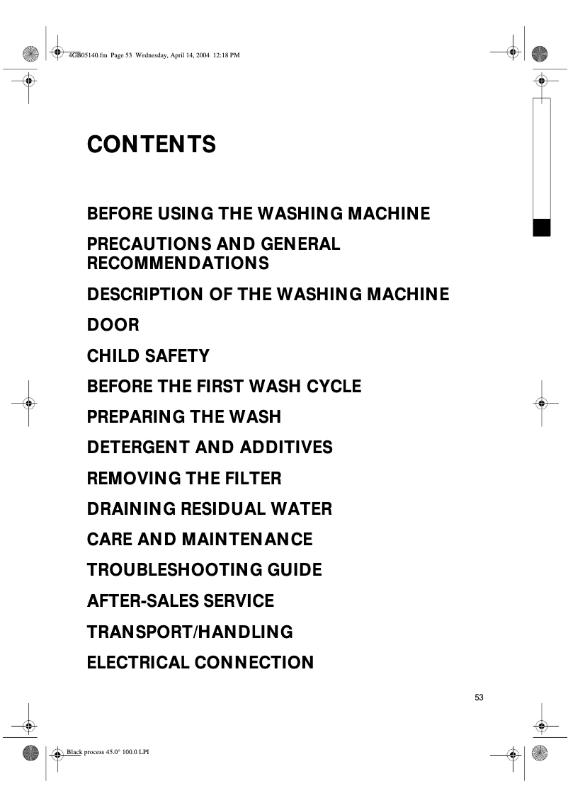 Page 1 de la notice Manuel utilisateur Bauknecht WAK 7990