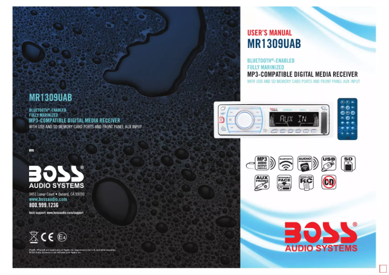 Page 1 de la notice Manuel utilisateur Boss MCK1309WB.64