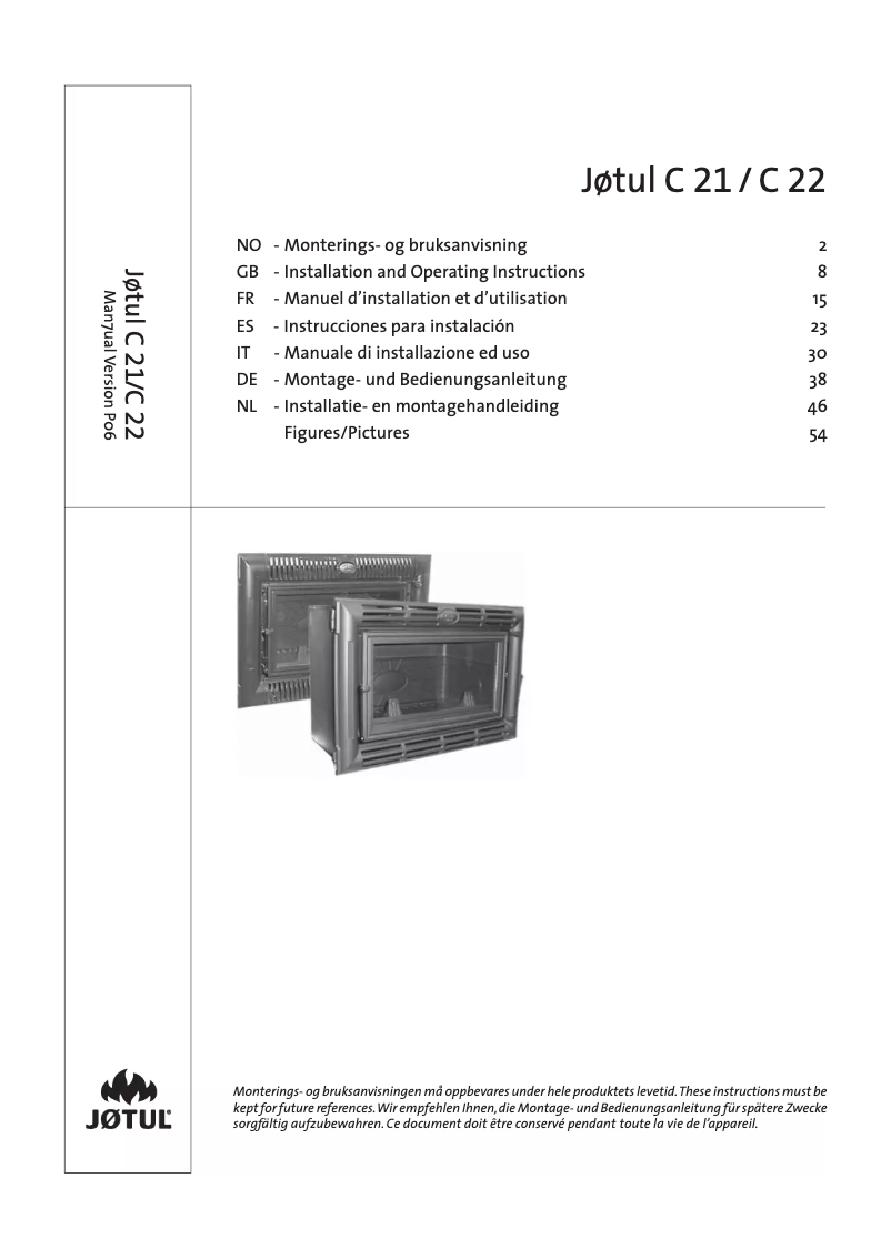 Image de la première page du manuel de l'appareil C 21