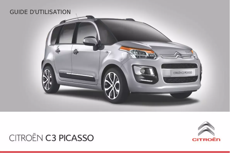 Page 1 de la notice Manuel utilisateur Citroën C3 Picasso (2014)