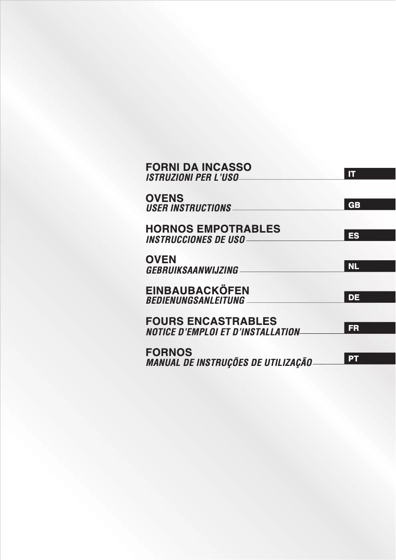 Page 1 de la notice Manuel utilisateur Candy FO F222/3 X