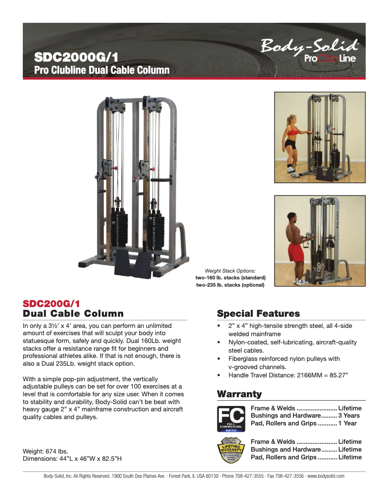 Image de la première page du manuel de l'appareil SDC2000G-2