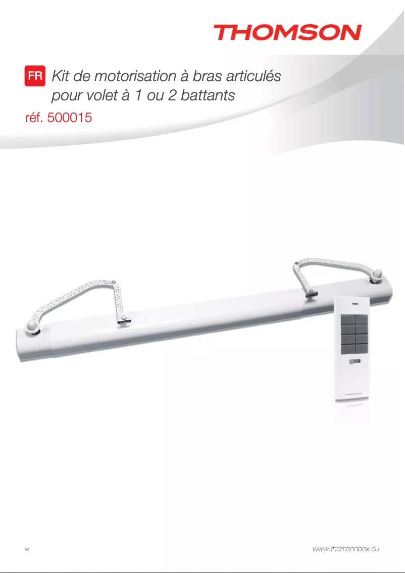 Page 1 de la notice Manuel utilisateur Thomson 500015