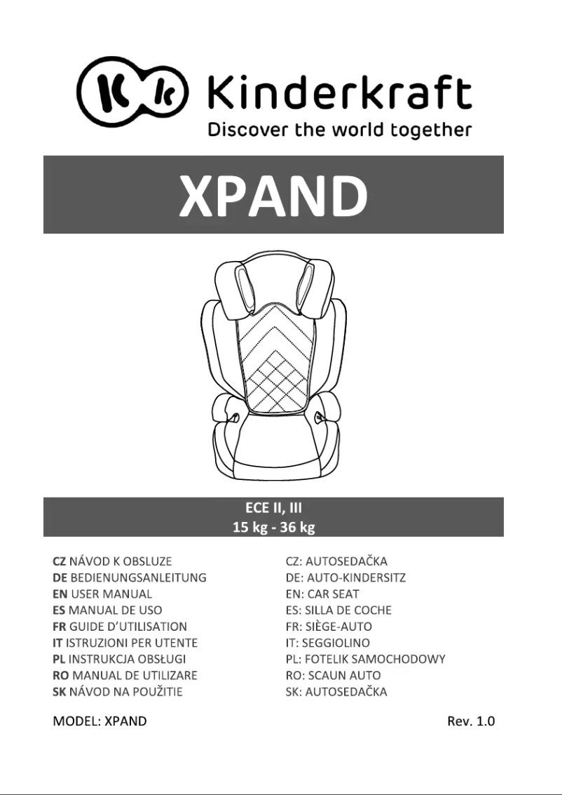Image de la première page du manuel de l'appareil XPAND