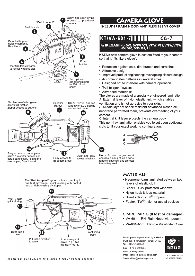 Página 1 del manual Manual de usuario Kata CG-7