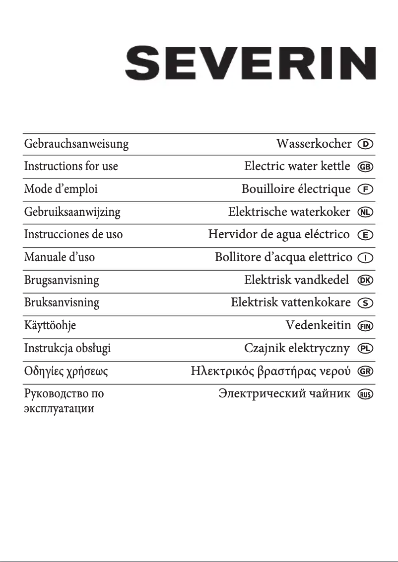 Image de la première page du manuel de l'appareil WK 3386