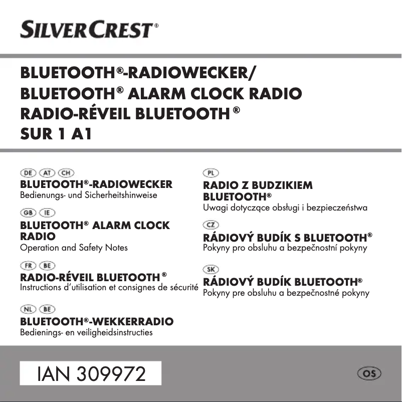 Page 1 de la notice Manuel utilisateur SilverCrest SUR 1 A1