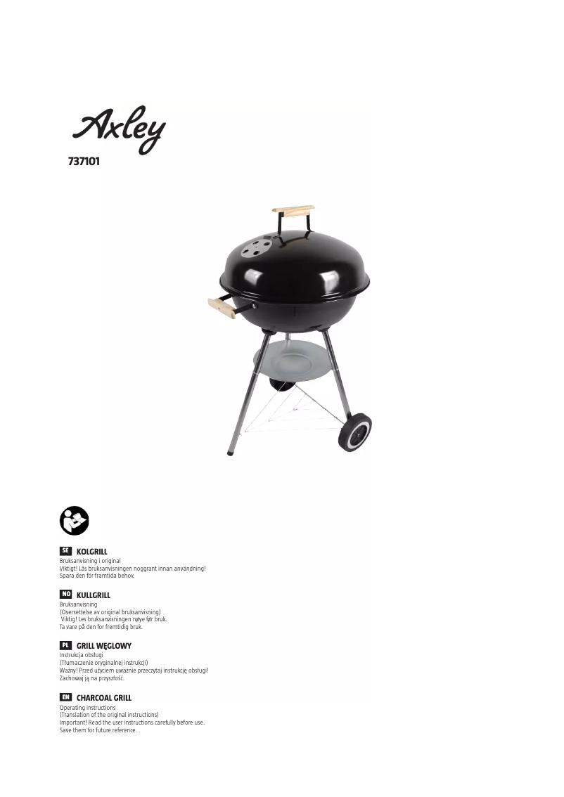 Page n°1 - Manuel utilisateur Axley 737-101
