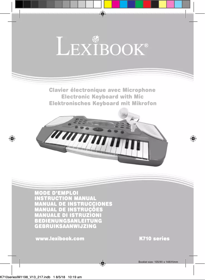 Page 1 de la notice Manuel utilisateur Lexibook K710