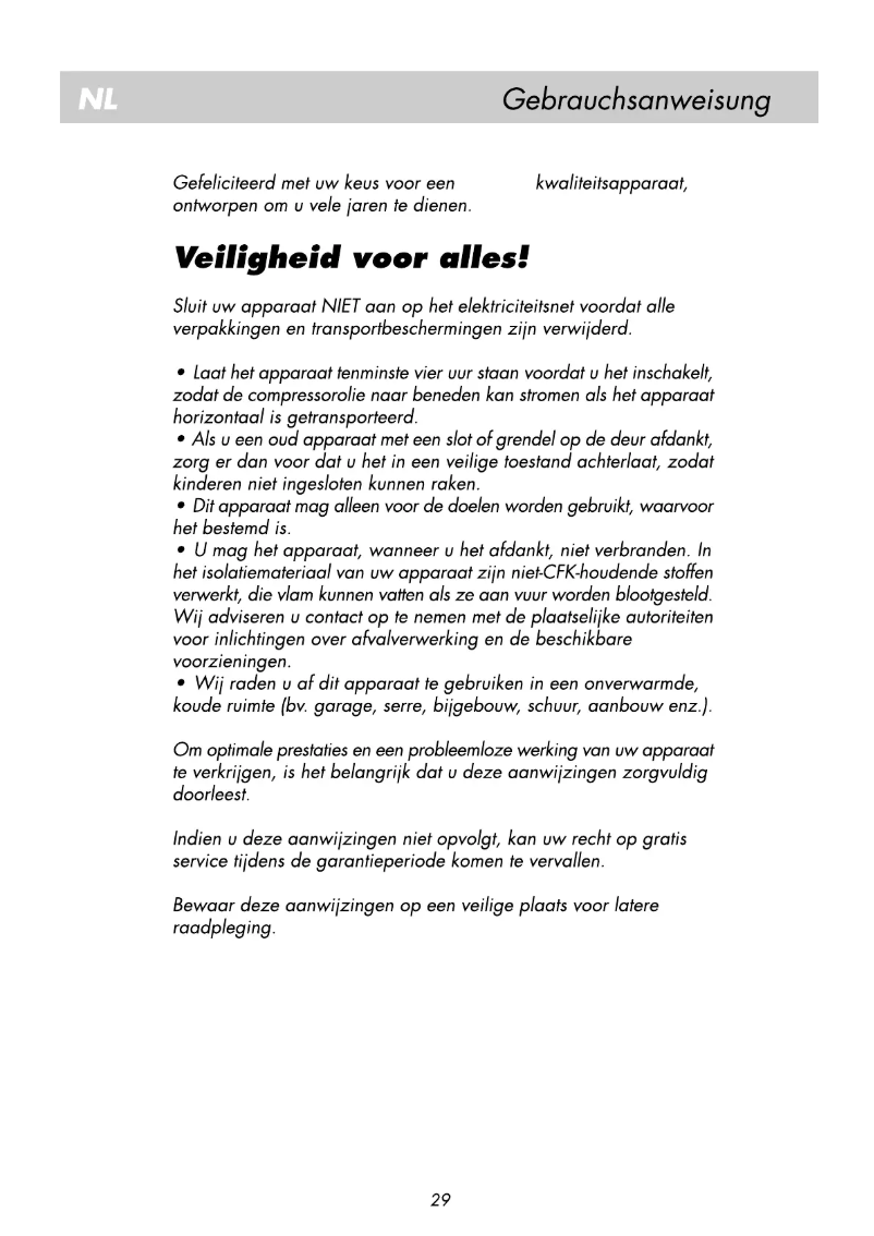 Image de la première page du manuel de l'appareil RRN 3280 NT