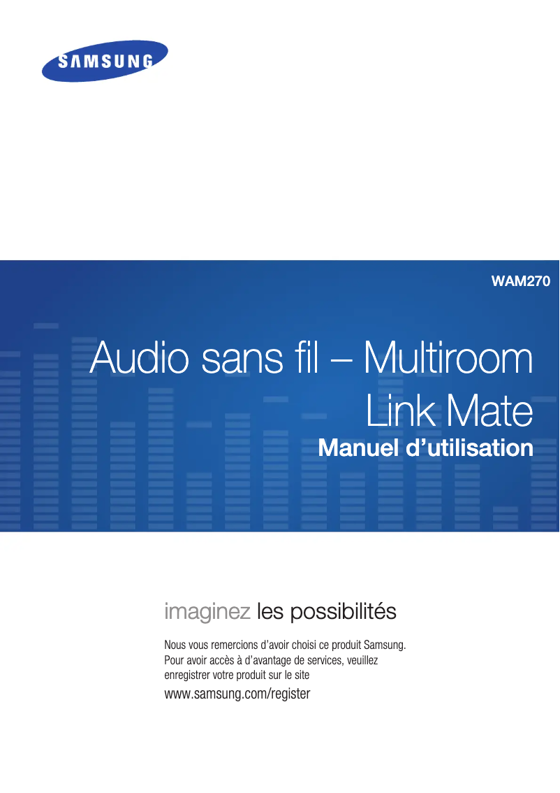 Page 1 de la notice Manuel utilisateur Samsung WAM 270