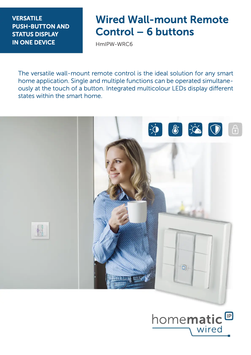 Image de la première page du manuel de l'appareil HMIPW-WRC6