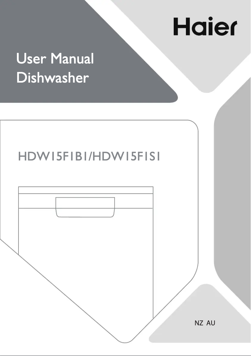 Image de la première page du manuel de l'appareil HDW15F1S1