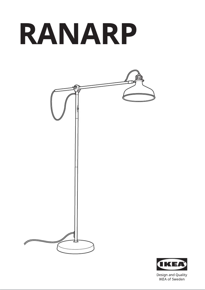 Página 1 del manual Manual de usuario Ikea RANARP 302.313.01