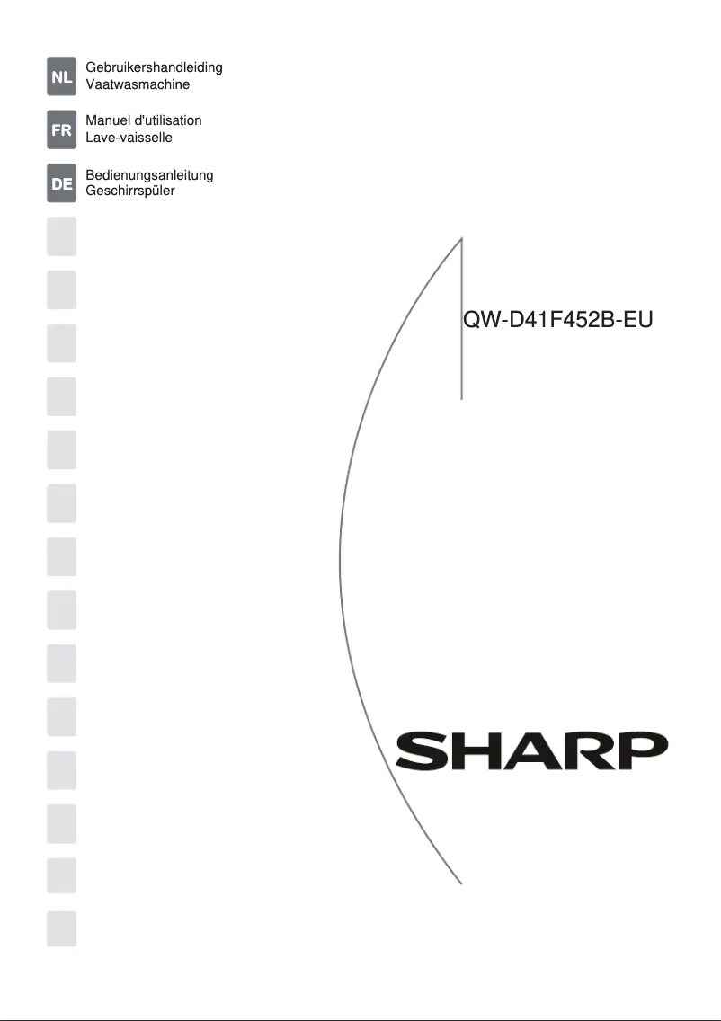 Page n°1 - Manuel utilisateur Sharp QW-D41F452B-EU