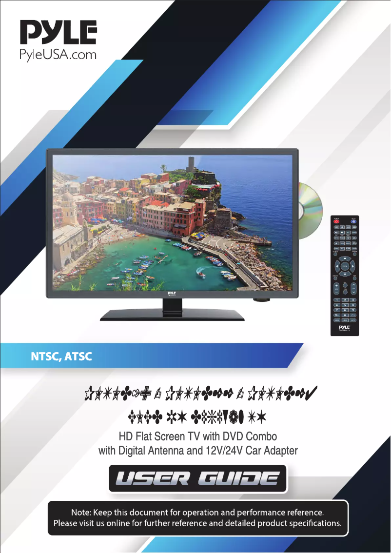 Page 1 de la notice Manuel utilisateur Pyle PLTLD24