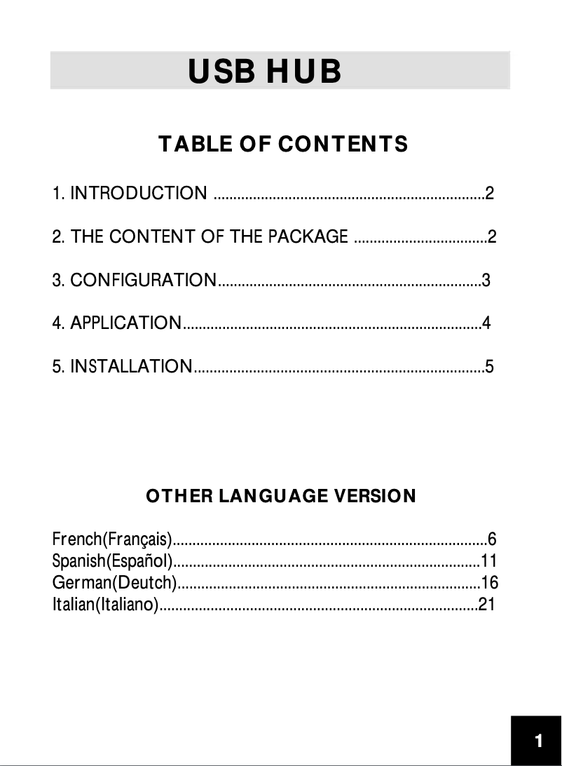 Image de la première page du manuel de l'appareil 2G350A2H