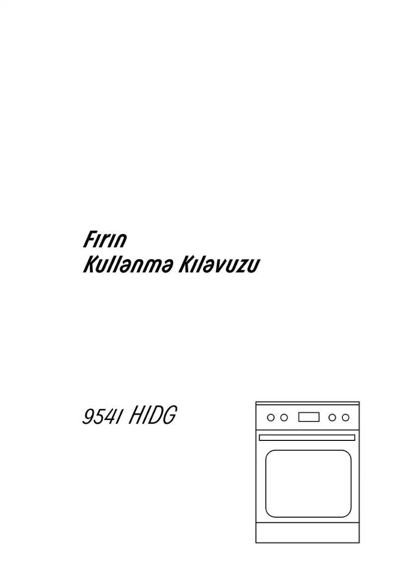 Page 1 de la notice Manuel utilisateur Arçelik 9541 HIDG