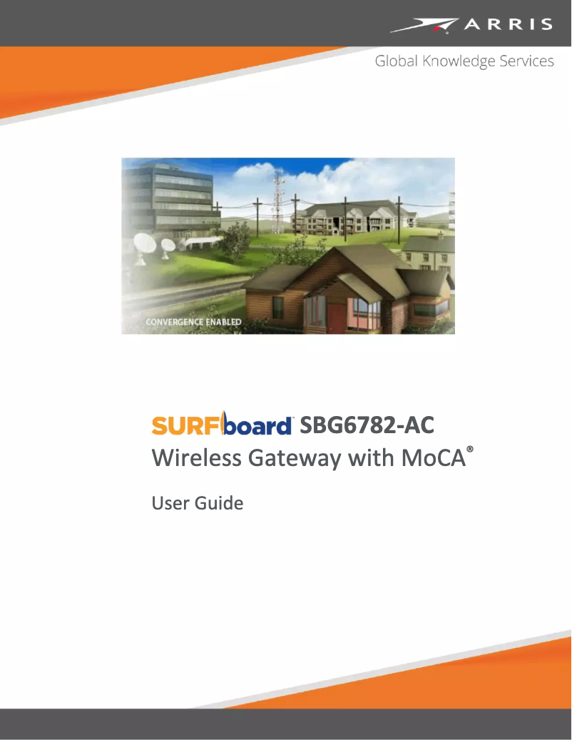 Page 1 de la notice Manuel utilisateur Arris SURFboard SBG6782-AC
