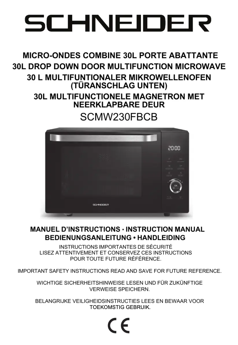 Page n°1 - Manuel utilisateur Schneider SCMW230FBCB