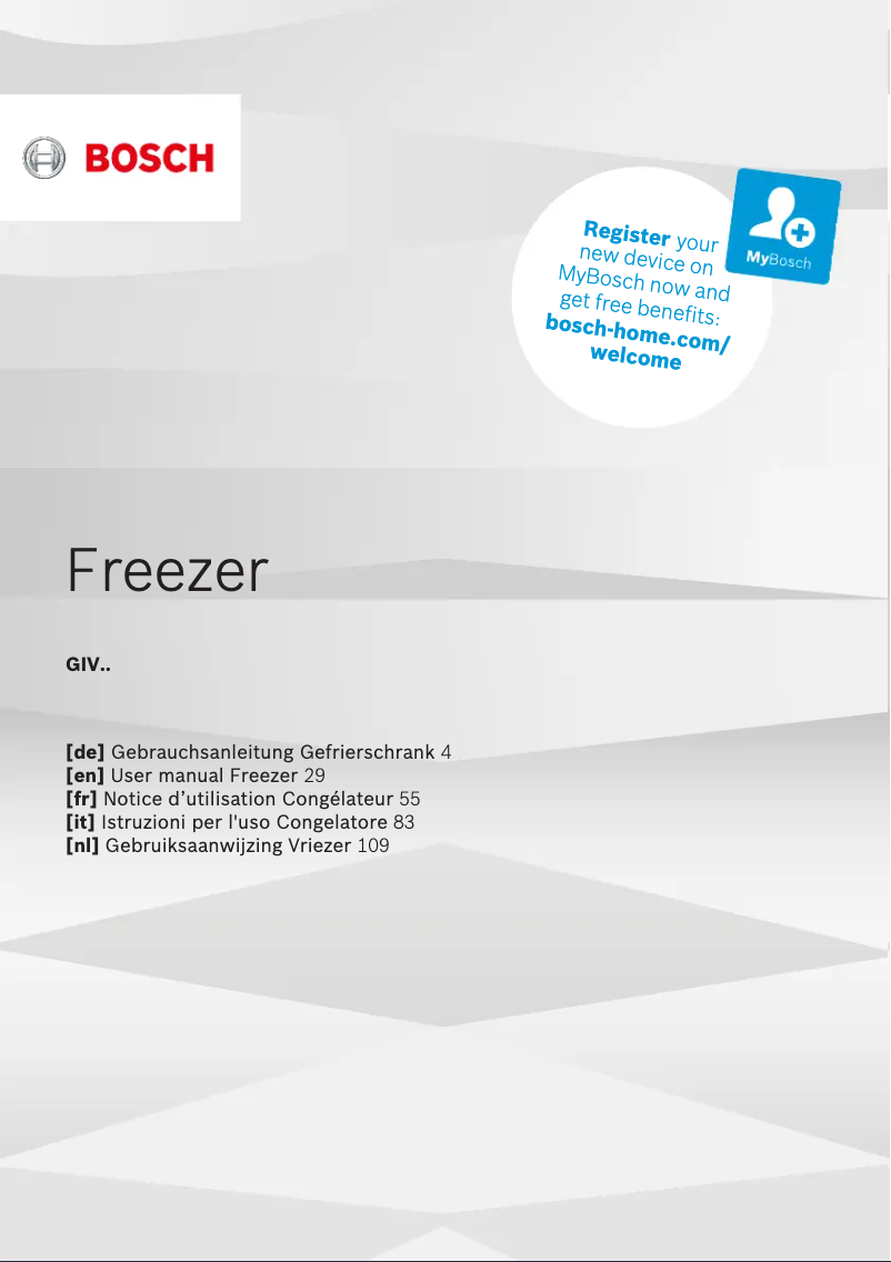 Image de la première page du manuel de l'appareil GIV11ADE0