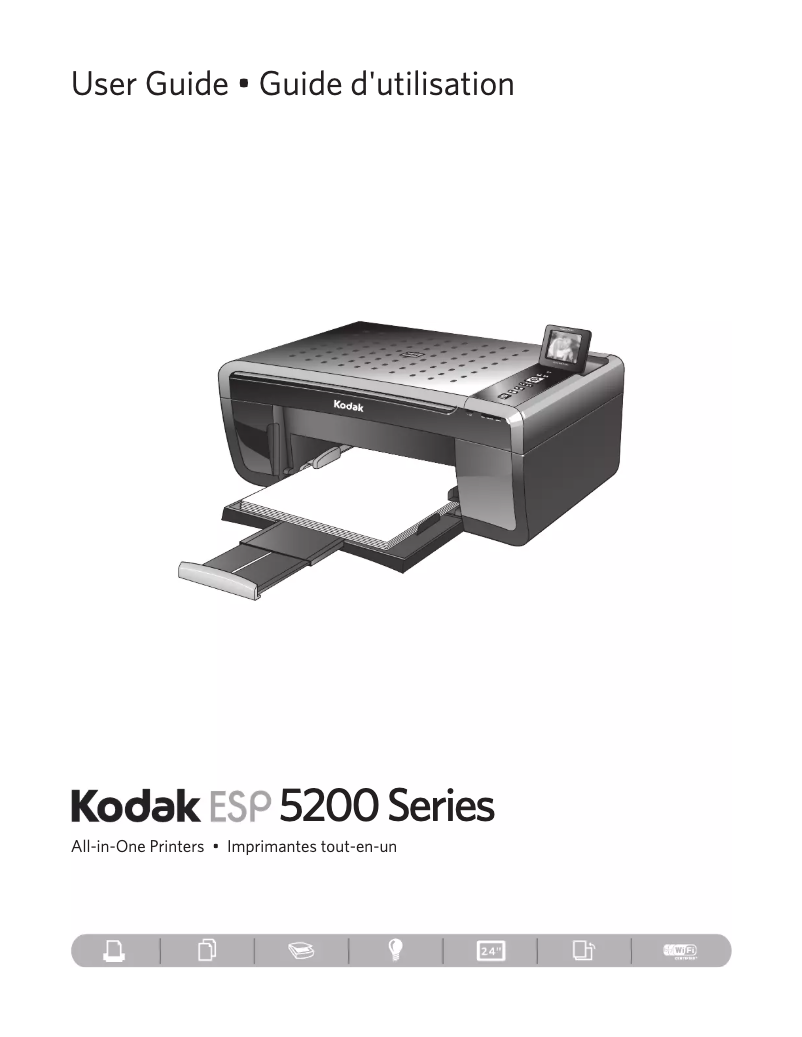 Page 1 de la notice Manuel utilisateur Kodak ESP 5250