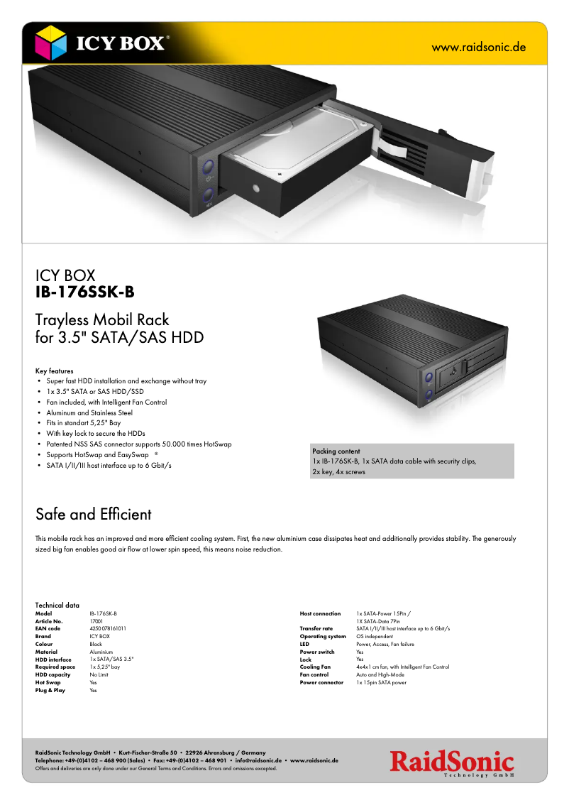 Image de la première page du manuel de l'appareil IB-176SSK-B