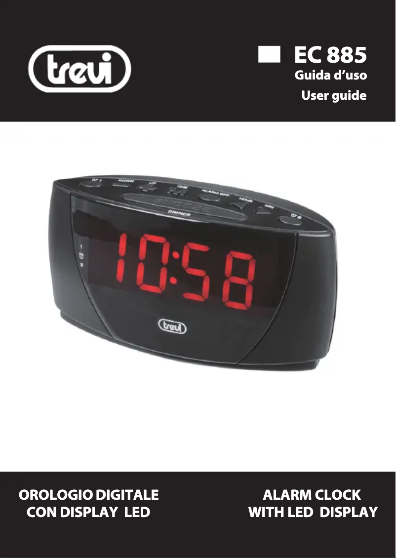Page n°1 - Manuel utilisateur Trevi EC 885
