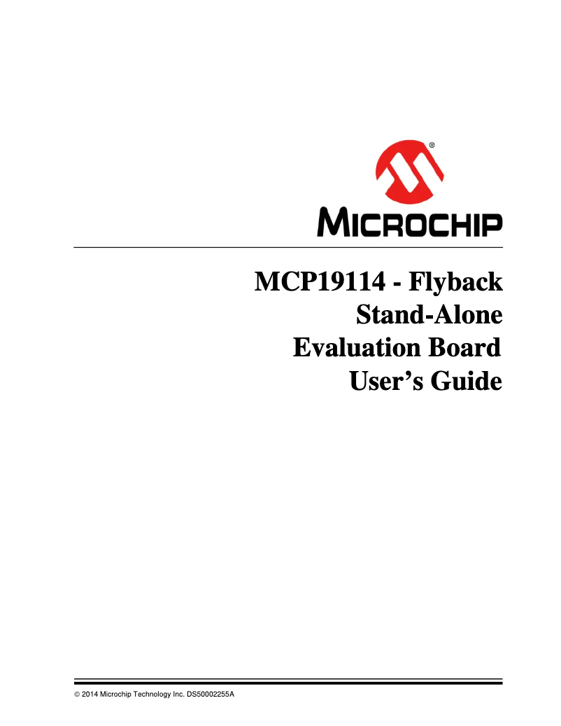 Image de la première page du manuel de l'appareil MCP19114