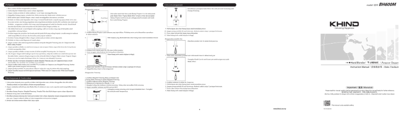 Page 1 de la notice Manuel utilisateur Khind BH600M