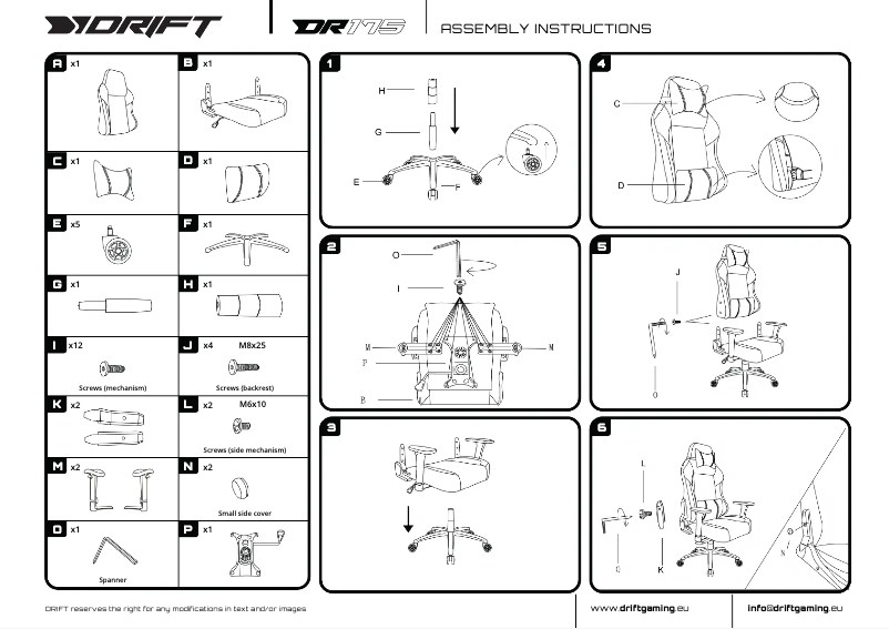 Página 1 del manual Manual de usuario Drift DR175