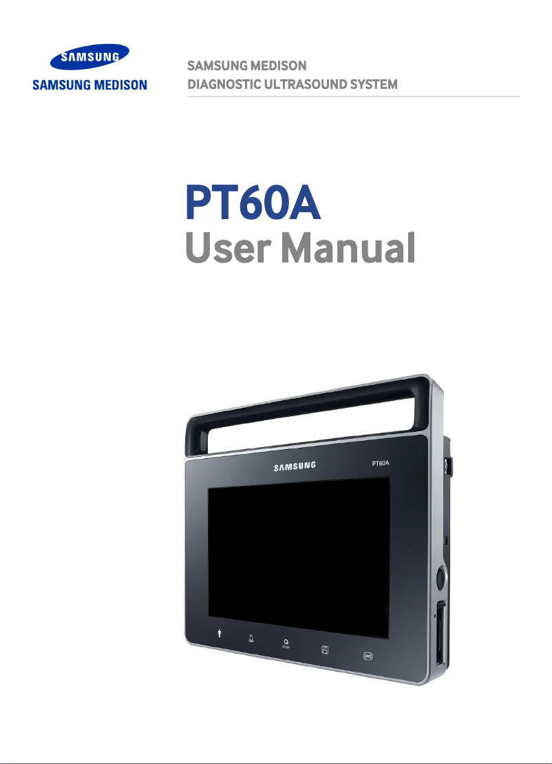 Page 1 de la notice Manuel utilisateur Samsung Ugeo PT60A