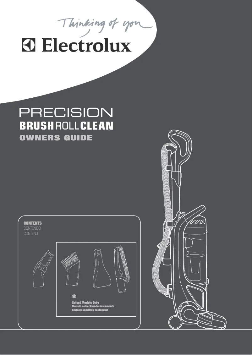 Page n°1 - Manuel utilisateur Electrolux Precision Brushroll Clean EL8805A
