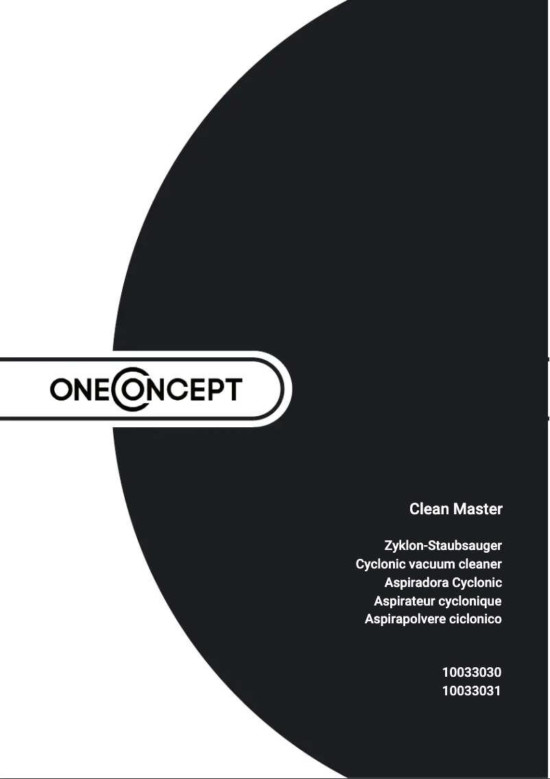 Image de la première page du manuel de l'appareil Clean Master