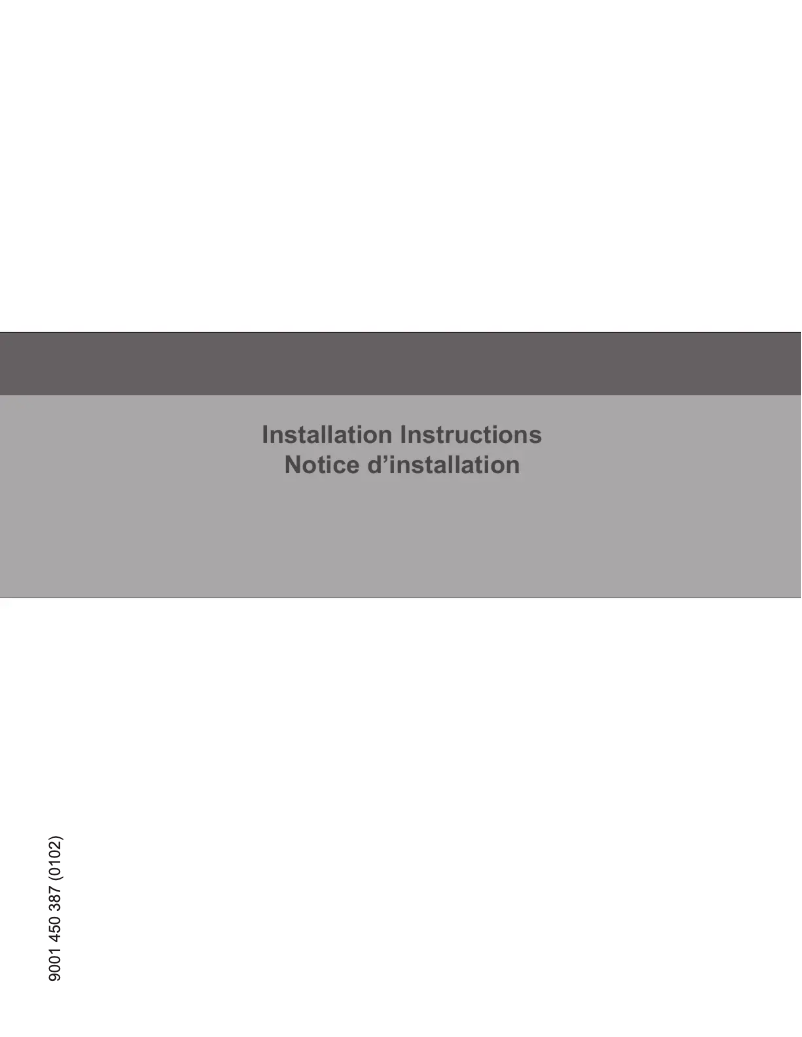 Page n°1 - Guide d'installation Gaggenau DF211700
