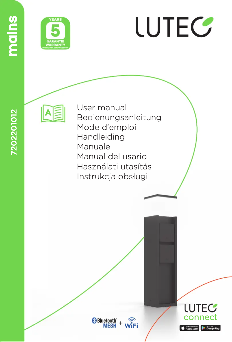 Página 1 del manual Manual de usuario Lutec Mains