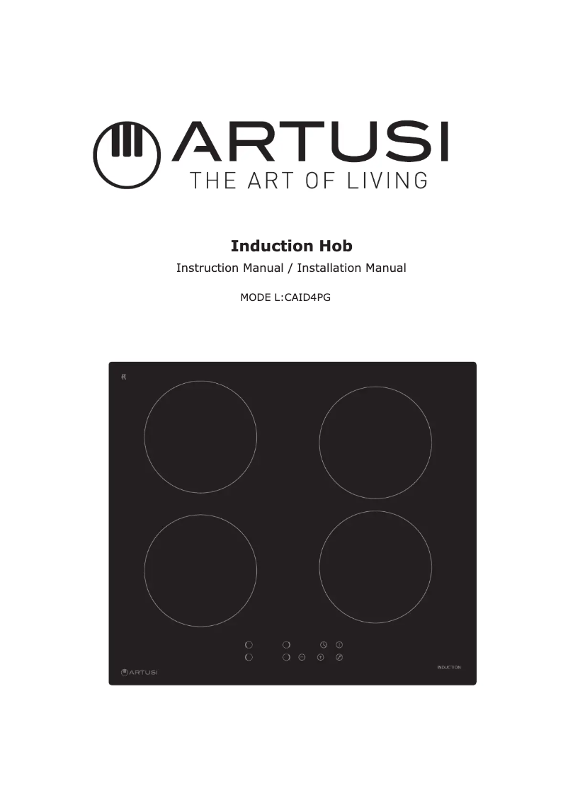 Page 1 de la notice Manuel utilisateur Artusi CAID4PG