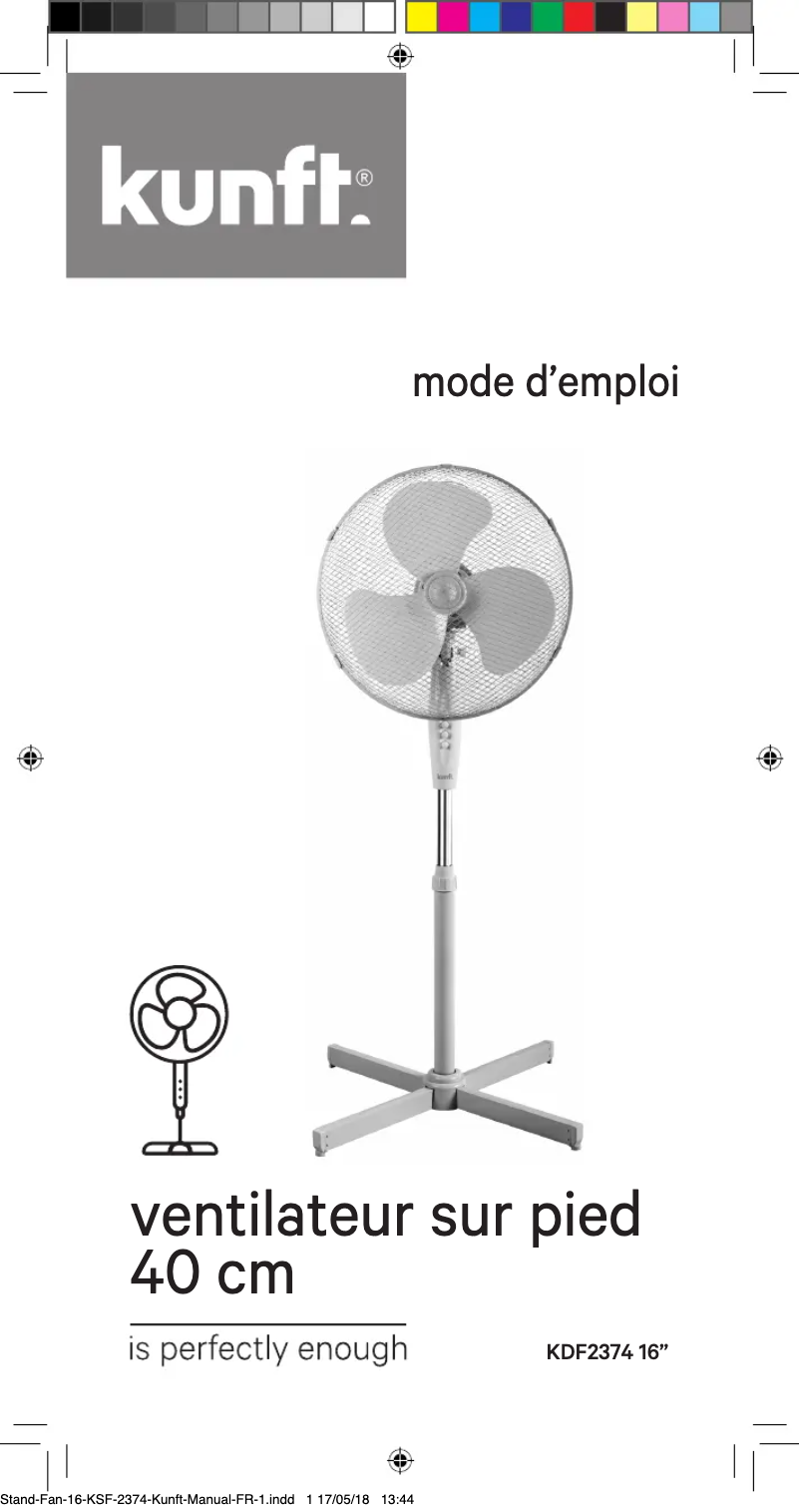 Página 1 del manual Manual de usuario Kunft KDF2374