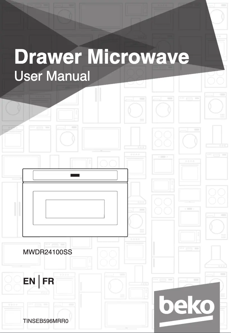 Page n°1 - Manuel utilisateur Beko MWDR24100SS