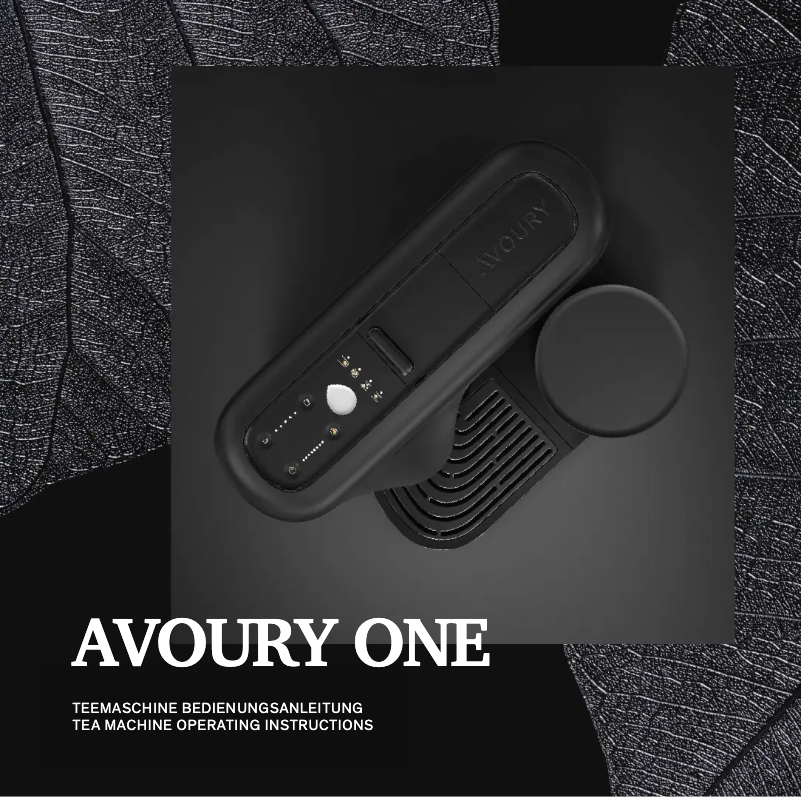 Page n°1 - Manuel utilisateur Avoury One