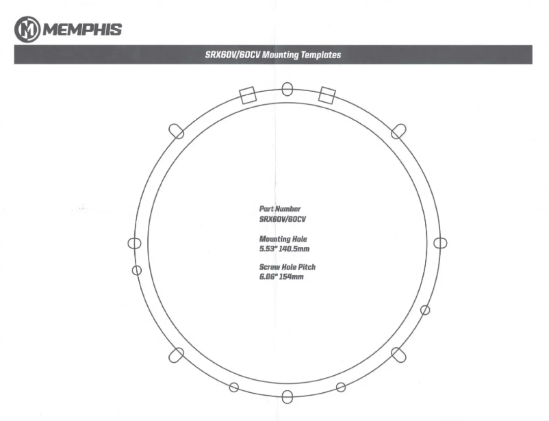 Page n°1 - Manuel utilisateur Memphis Audio SRX60V