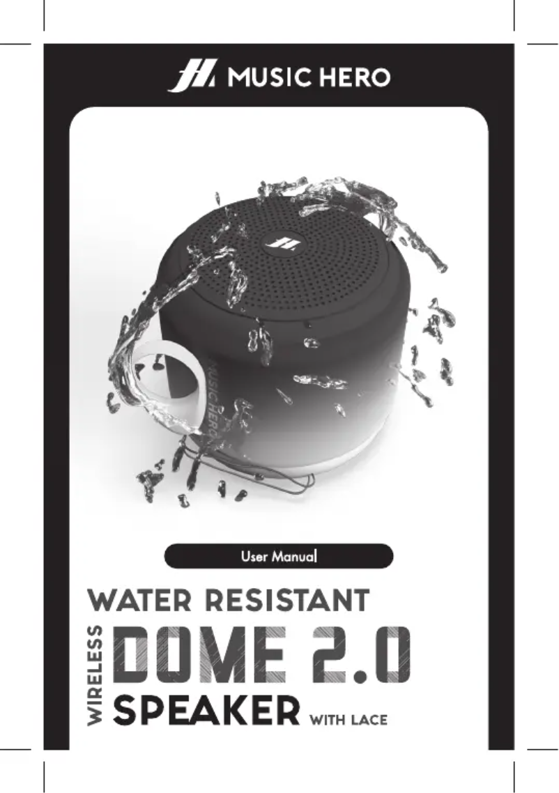 Page n°1 - Manuel utilisateur Music Hero Dome 2.0