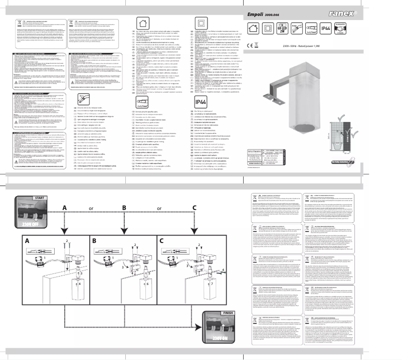 Página 1 del manual Manual de usuario Ranex Empoli 3000.066