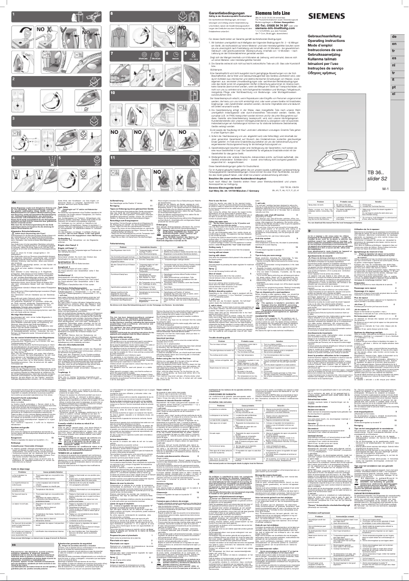 Page 1 de la notice Manuel utilisateur Siemens TB36120