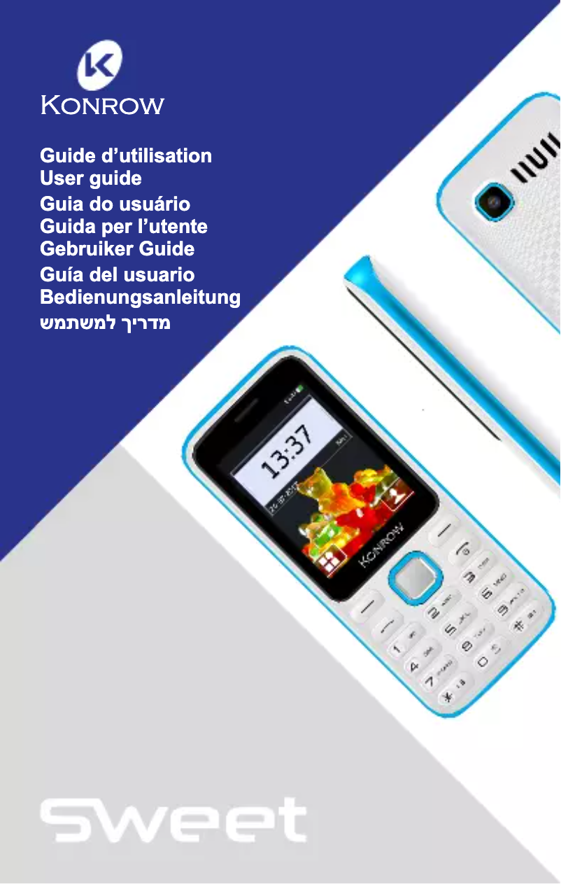 Page n°1 - Manuel utilisateur Konrow Sweet