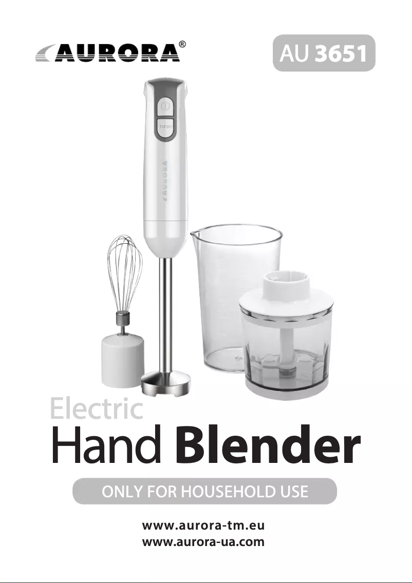 Image de la première page du manuel de l'appareil AU3651