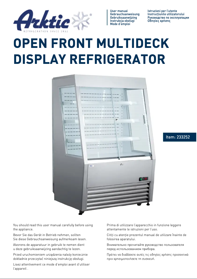 Page n°1 - Manuel utilisateur Arktic 233252